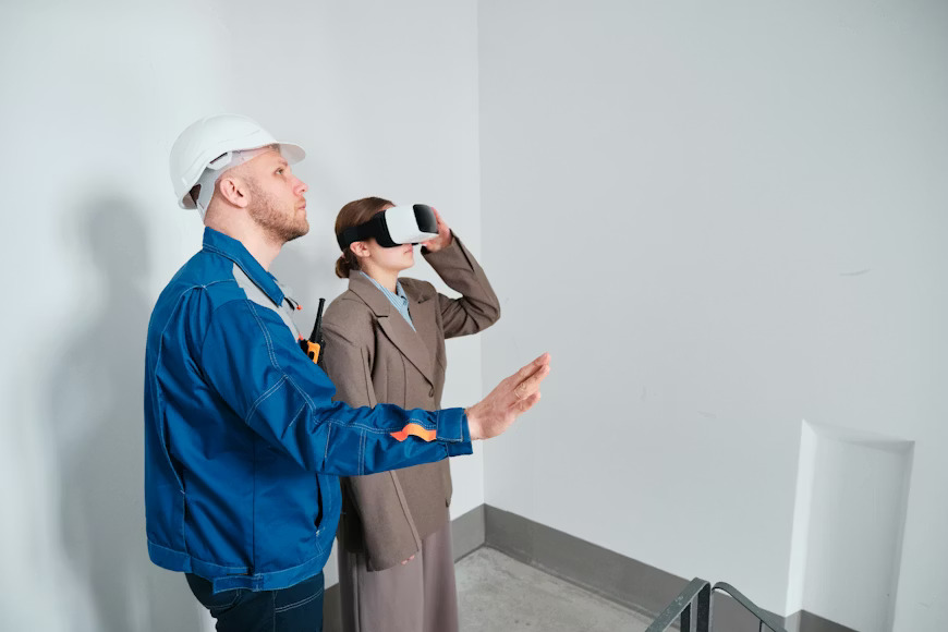 Computer vision AI analyzing Dubai property images for automated feature detection and virtual tour enhancement