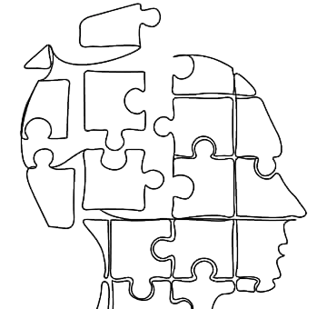 Custom AI product development icon showing modular AI solution design